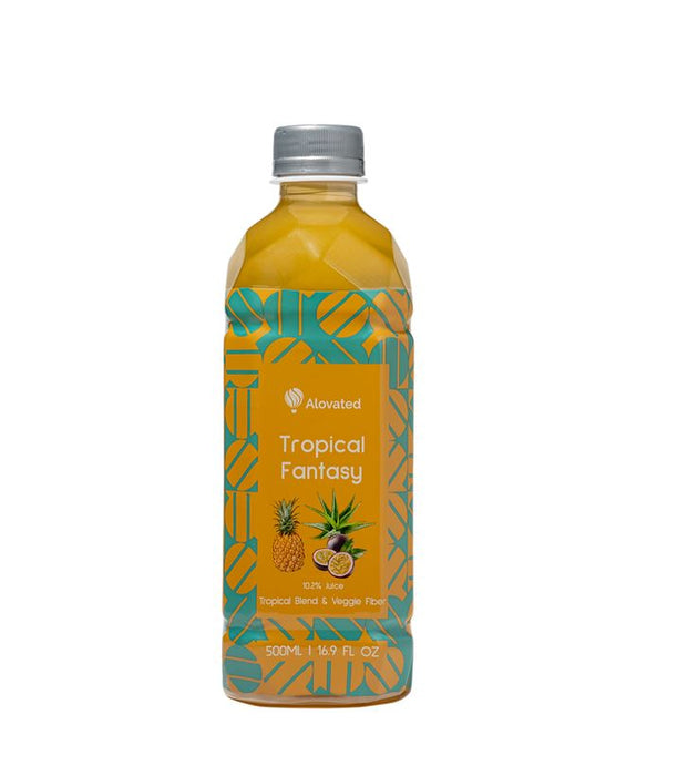 ALOVATED: Tropical Fantasy Aloe Vera Juice, 16.9 fo