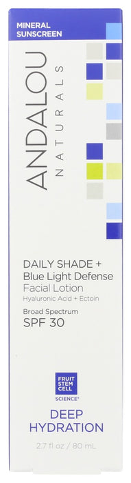 ANDALOU NATURALS: Daily Shade Blue Light Defense Spf 30, 2.7 fo