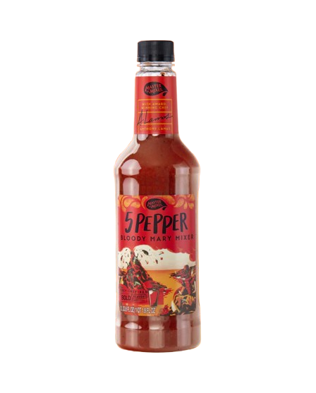 MASTER OF MIXES: 5 Pepper Bloody Mary Mixes, 33.8 fo