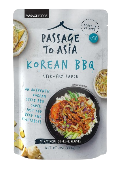PASSAGE FOODS: Korean BBQ Stir Fry Sauce, 7 oz