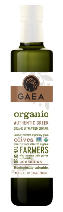 GAEA NORTH AMERICA: Organic Extra Virgin Olive Oil, 17 fo
