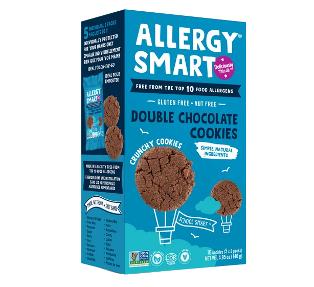 ALLERGY SMART: Double Chocolate Cookies, 4.95 oz