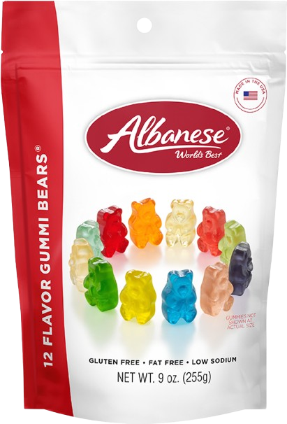 ALBANESE: 12 Flavor Gummi Bears, 9 oz