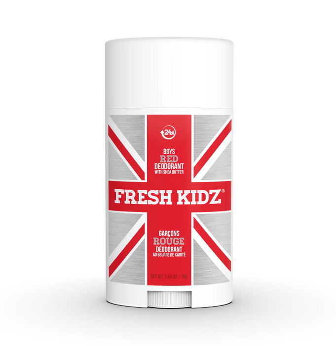 FRESH KIDZ: Boys Red Stick Deodorant, 3 oz