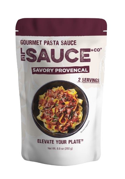 LE SAUCE & CO: Savory Provencal Gourmet Pasta Sauce, 8.8 oz