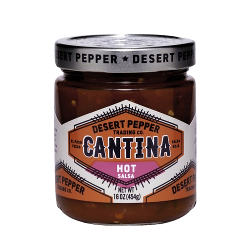 DESERT PEPPER: Cantina Hot Red Salsa, 16 oz