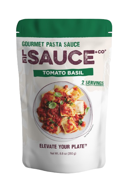 LE SAUCE & CO: Tomato Basil Gourmet Pasta Sauce, 8.8 oz