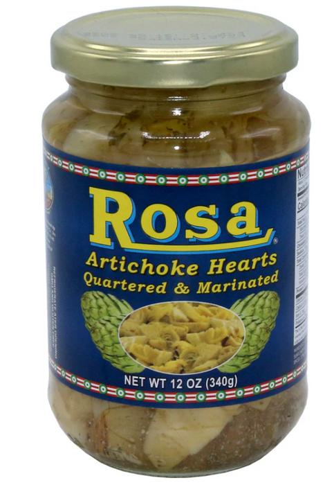 ROSA: Marinated Artichoke Hearts, 12 oz