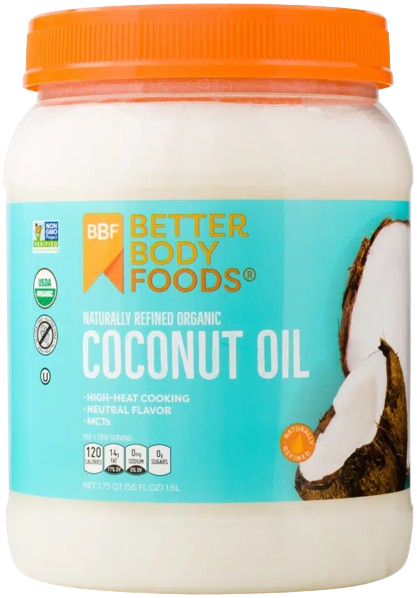 BETTERBODY: Naturally Refined Organic Coconut Oil, 15.5 oz