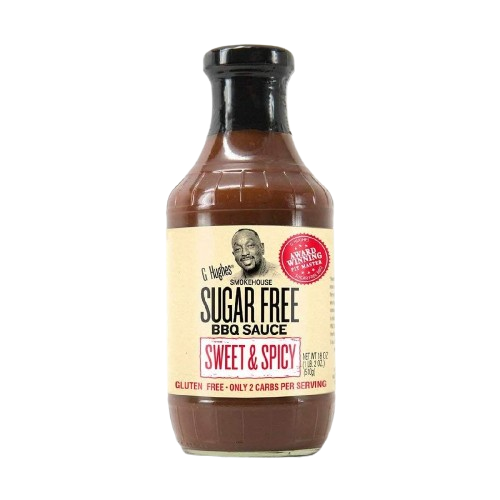 G HUGHES: Sweet and Spicy BBQ Sauce, 18 oz