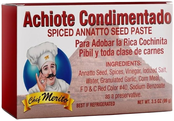 CHEF MERITO: Achiote Paste, 3.5 oz