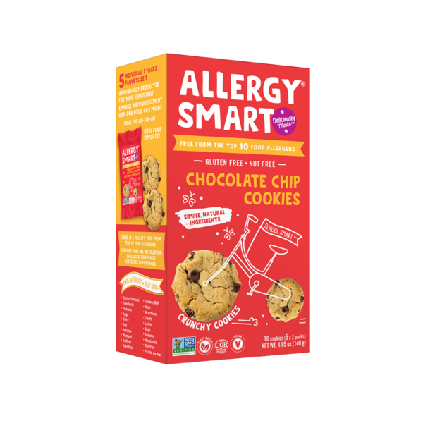 ALLERGY SMART: Chocolate Chip Cookies, 4.95 oz