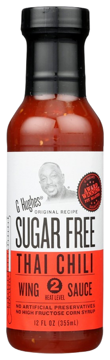 G HUGHES: Sugar Free Thai Chili Wing Sauce, 12 oz