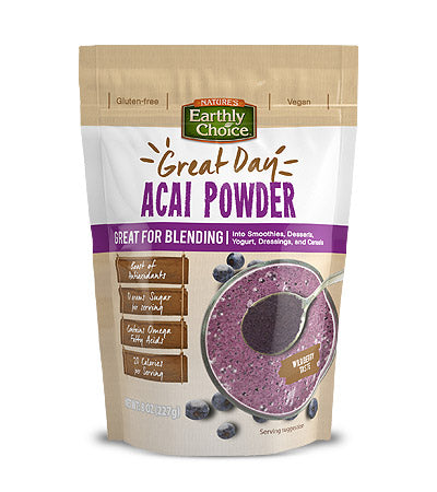 NATURES EARTHLY CHOICE: Powder Blendg Acai, 8 oz