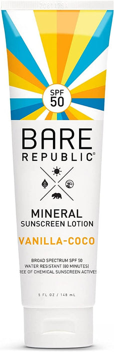 BARE REPUBLIC: Mineral SPF 50 Body Sunscreen Lotion, 5 oz