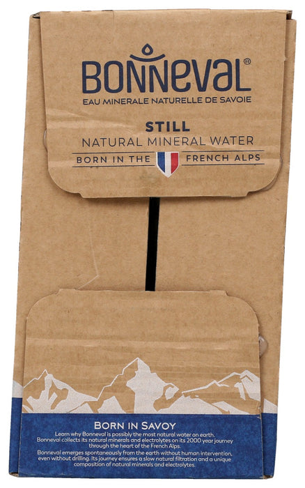 BONNEVAL: Still Natural Mineral Water 6Pk, 101.4 fo