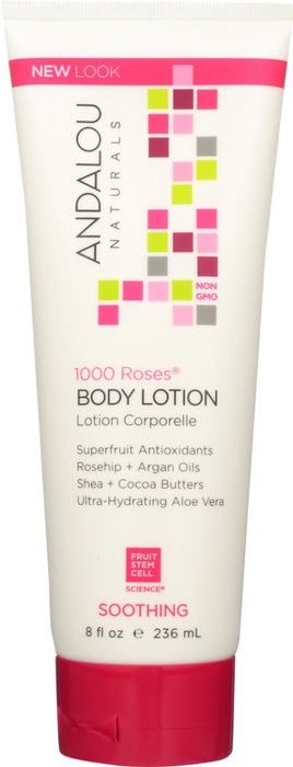 ANDALOU NATURALS: Sensitive 1000 Roses Soothing Body Lotion, 8 oz