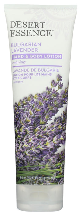 DESERT ESSENCE: Bulgarian Lavender Hand and Body Lotion, 8 fo