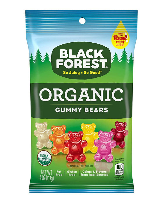 BLACK FOREST: Organic Gummy Bears, 4 oz