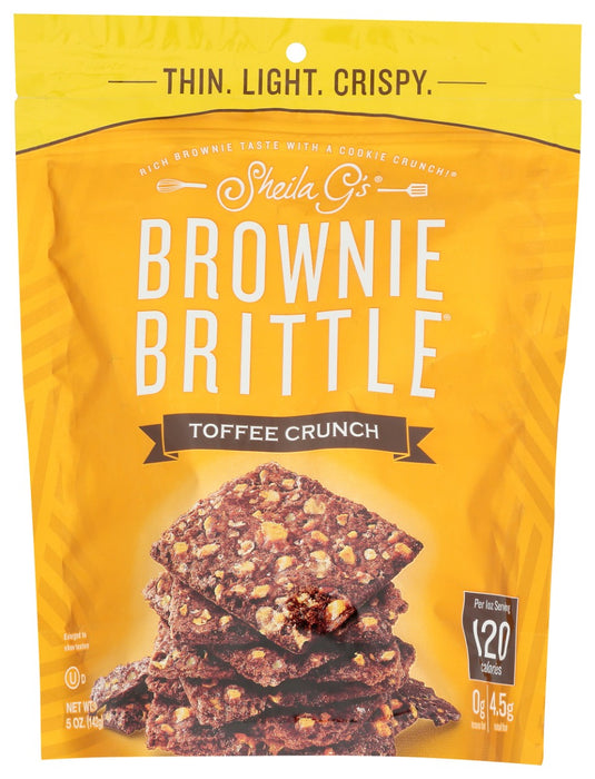 SHEILA GS: Toffee Crunch Brownie Brittle, 5 oz