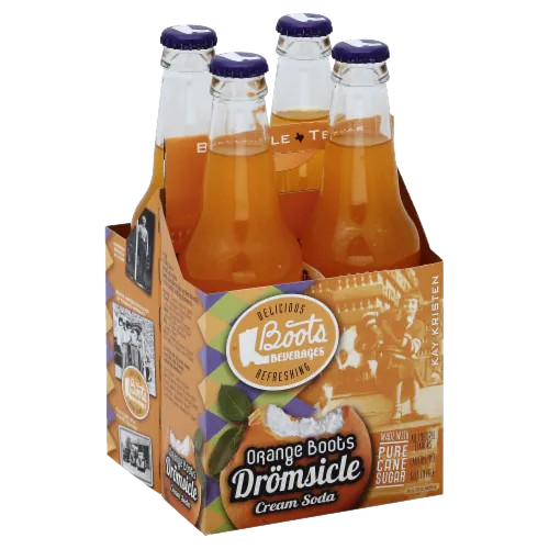 BOOTS BEVERAGES: Orange Dromsicle Soda 4Pk, 48 fo
