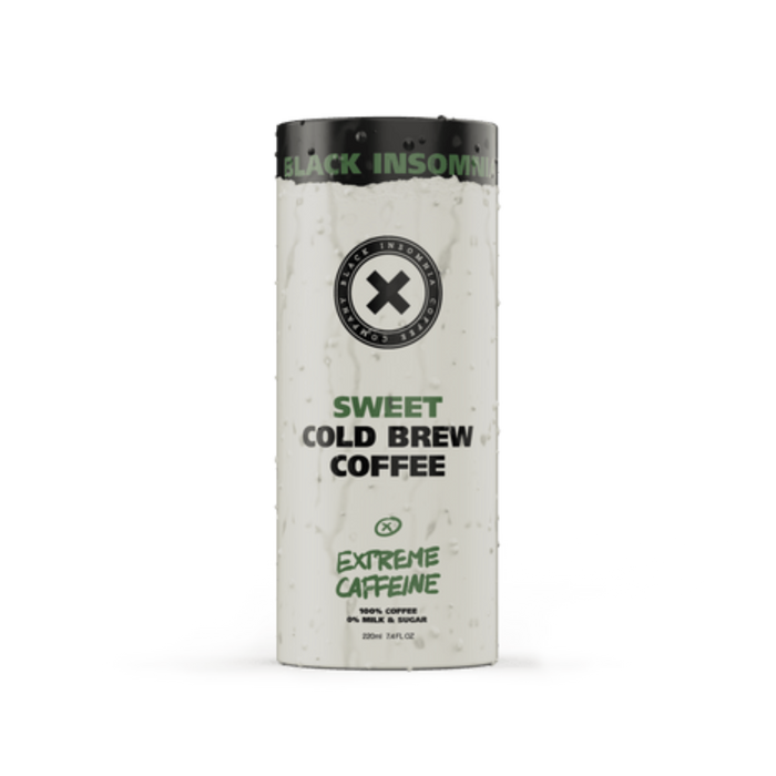 Black Insomnia Coffee Extreme Caffeine Ready To Drink Sweet Cold Brew - 7.4 oz