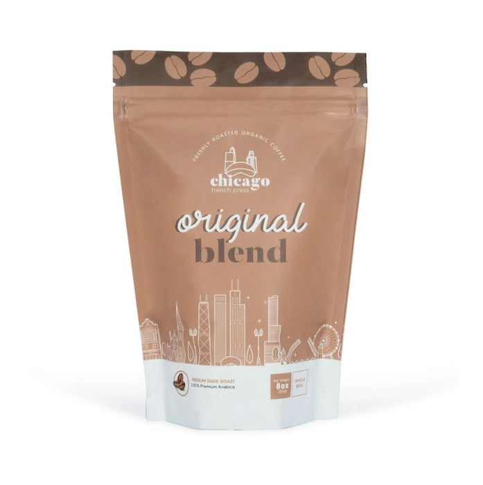 CHICAGO FRENCH PRESS: Original Blend Coffee, 8 oz