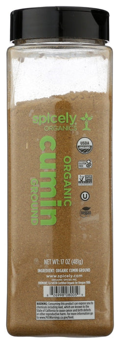 SPICELY ORGANICS: Organic Cumin Ground, 17 oz