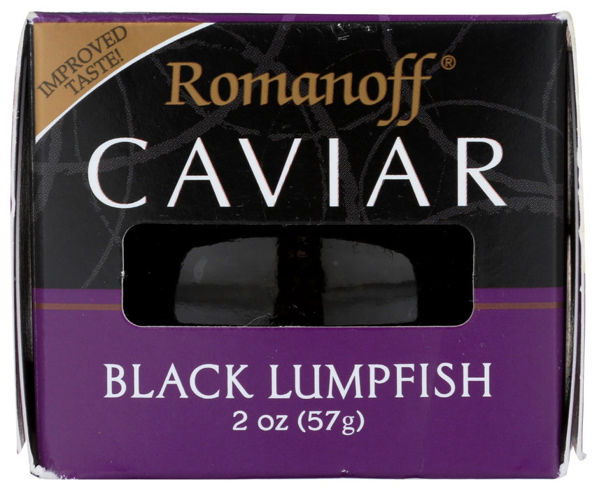 ROMANOFF: Black Lumpfish Caviar, 2 oz