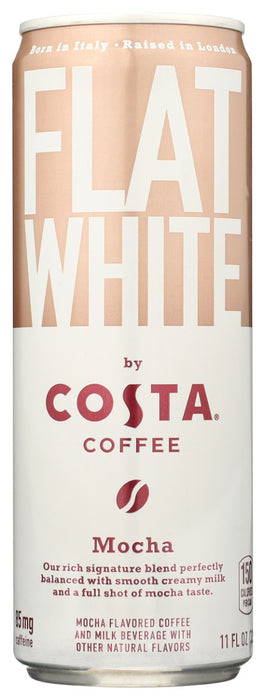 COSTA COFFEE: Flat White Mocha Coffee, 11 fo