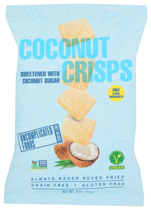 CROPS AND BROS: Coconut Crisps, 4 oz