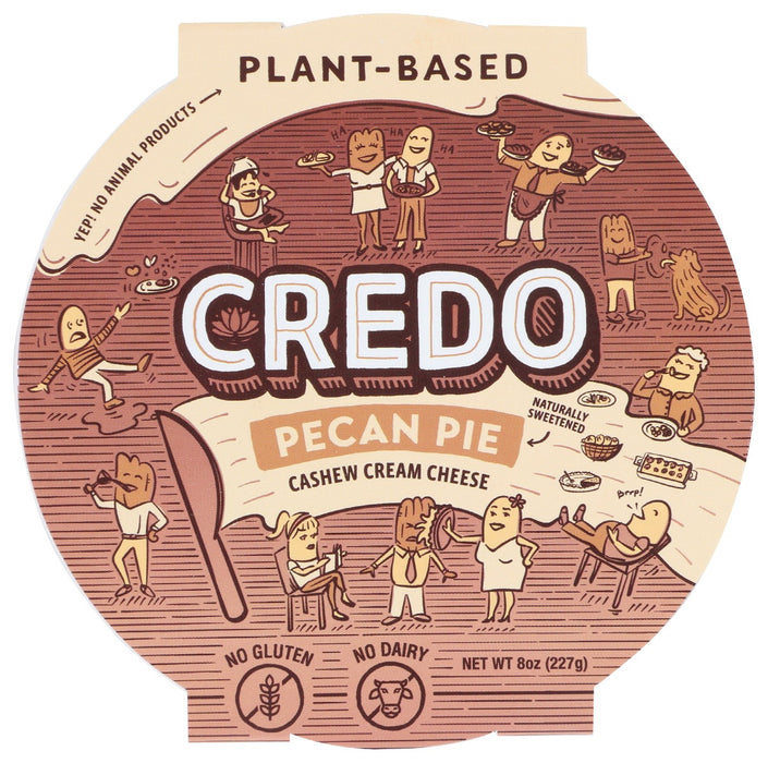CREDO FOODS: Pecan Pie Cashew Cream Cheese, 8 oz