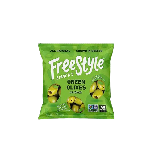 FREESTYLE SNACKS: Green Olives Original, 1.1 oz