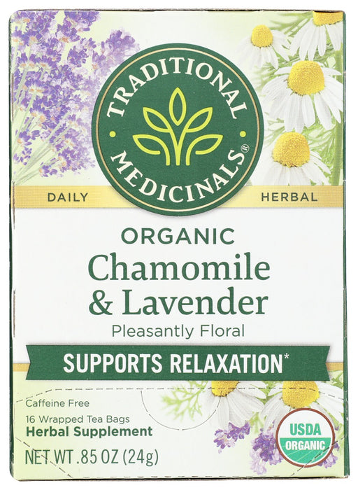 TRADITIONAL MEDICINALS: Chamomile and Lavender Tea, 16 bg