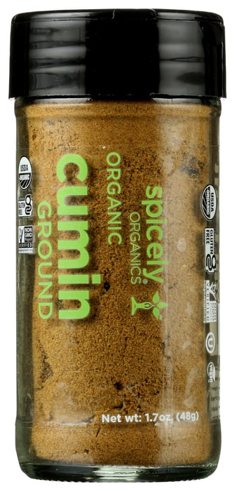 SPICELY ORGANICS: Organic Cumin Ground Jar, 1.7 oz