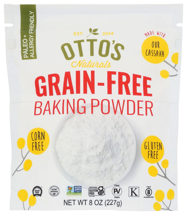 OTTOS NATURALS: Grain Free Baking Powder, 8 oz