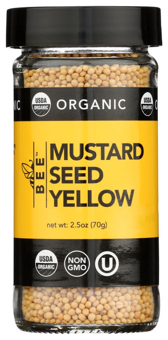 BEESPICES: Organic Mustard Seed Yellow, 2.5 oz