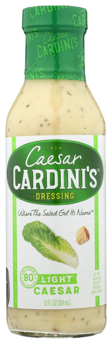CARDINI: Light Caesar Dressing, 12 oz