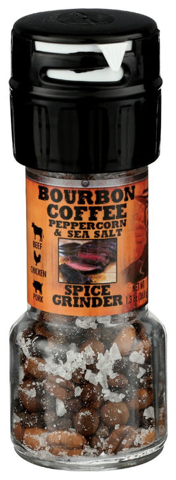 DON PABLO: Bourbon Coffee Peppercorn Sea Salt Grinder, 1.3 oz