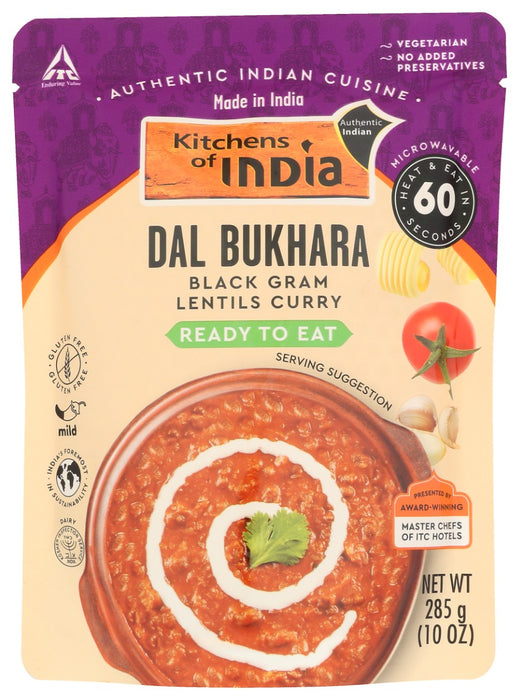 KITCHENS OF INDIA: Dal Bukhara Black Gram Lentils Curry, 10 oz