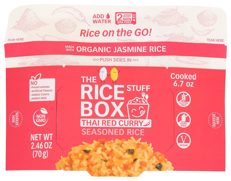 THE RICE STUFF: Rice Box Thai Red Curry, 2.46 oz