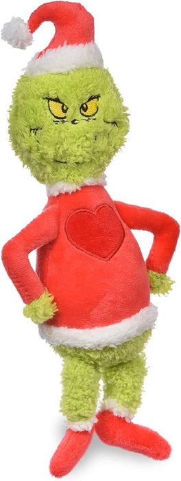 DR. SEUSS GRINCH: The Grinch Dog Toy 9In Heart Plush, 1 pk