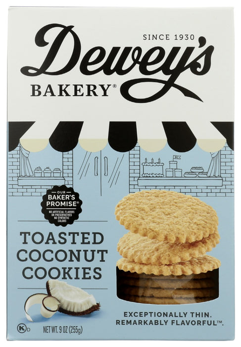 DEWEYS: Toasted Coconut Cookies, 9 oz