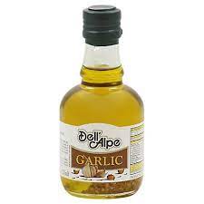 DELL ALPE: Oil Olive Xvrgn Garlic, 8.5 oz