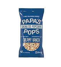 PAPAS POPS: Popcorn Creamy Ranch, 1.25 oz