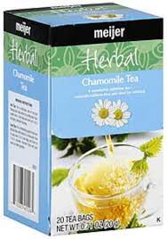 MEIJER: Tea Chamomile Herbal, 20 bg