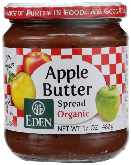 EDEN FOODS: Apple Fruit Butter , 17 oz