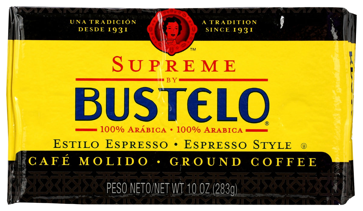 CAFE BUSTELO: Ground Espresso Style Coffee Brick, 10 oz