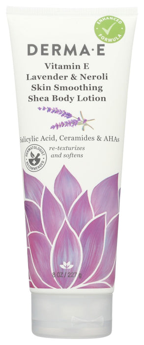 DERMA E: Vitamin E Lavender and Neroli Skin Smoothing Shea Body Lotion, 8 fo