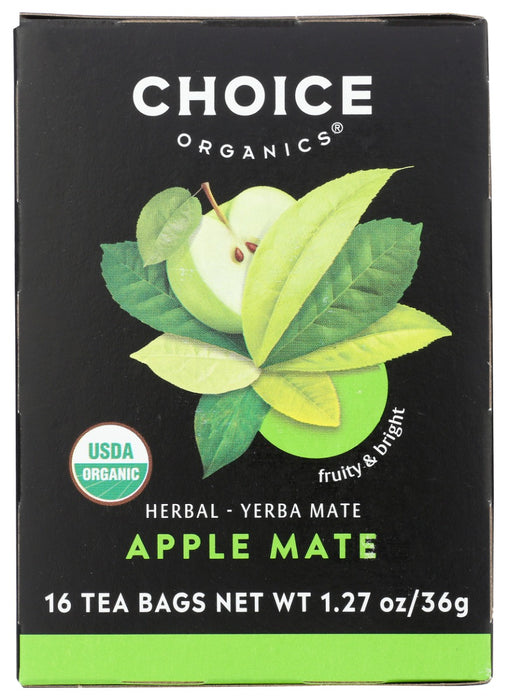 CHOICE TEA: Apple Mate Herbal Yerba Mate Tea, 1.27 oz